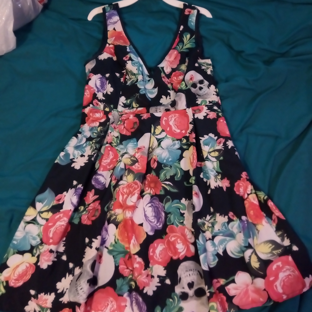 Floral Skull dress